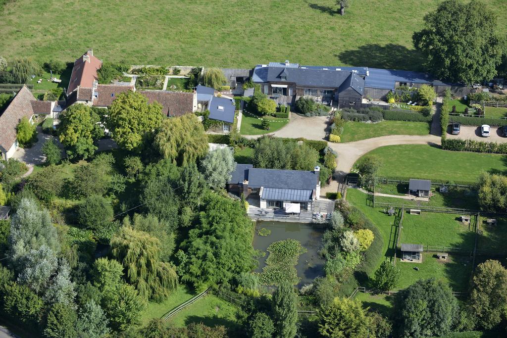 La Ferme De L'Oudon & Spa Berville  Bagian luar foto