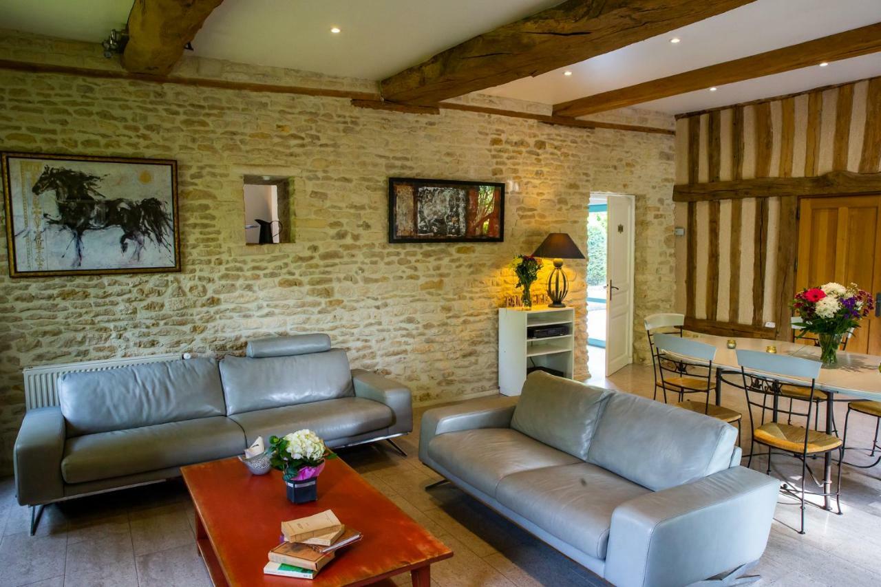 La Ferme De L'Oudon & Spa Berville  Bagian luar foto